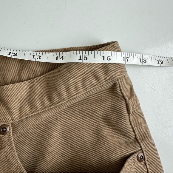 L. L. Bean Canvas Pants Natural Fit Straight Leg Brown 36 x 32 Men’s Cotton - Picture 3 of 7
